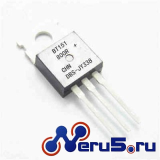 BT151-800R тиристор 12A 800V фото 1