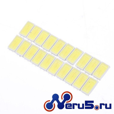 светодиод SMD 5730 тёплый белый 0,5w фото 1
