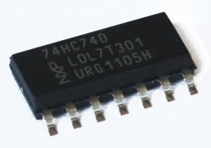 SN74HC74 два D триггера фото 2