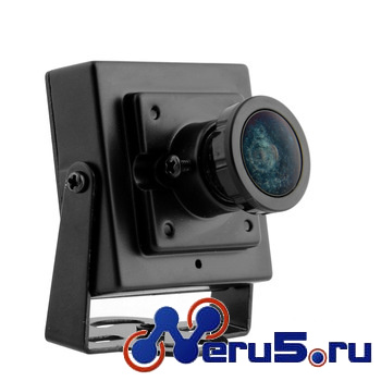 Камера видео наблюдения FPV 700TVL черная  угол обзора 140грд фото 1