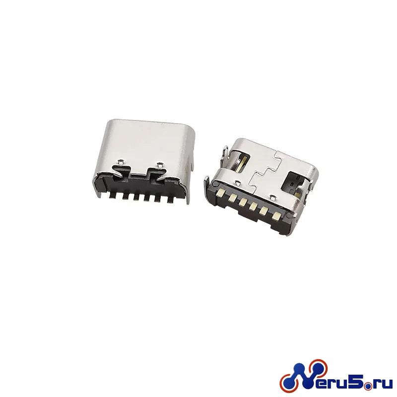 разъем Tipe-C 6pin на плату фото 6
