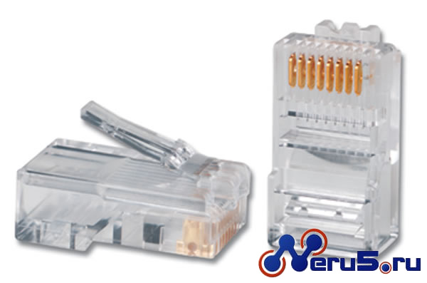 разъем на кабель RJ45 фото 1