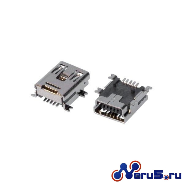 DB_USB_MINI_SMD 5pin на плату фото 1