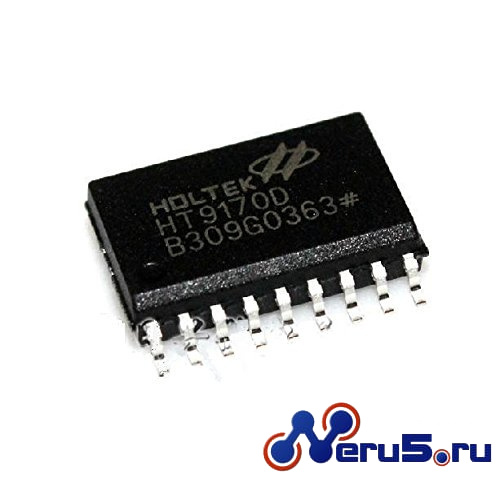 HT9170D декодер DTMF (тоновый сигнал в телефонии) SOP-18 фото 1