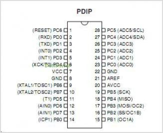 ATMega8L-8PU DIP28 фото 2
